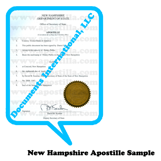 New Hampshire Apostille