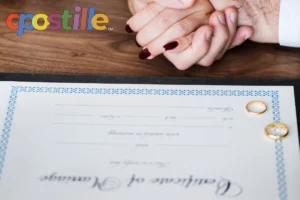 apostillando un acta de matrimonio